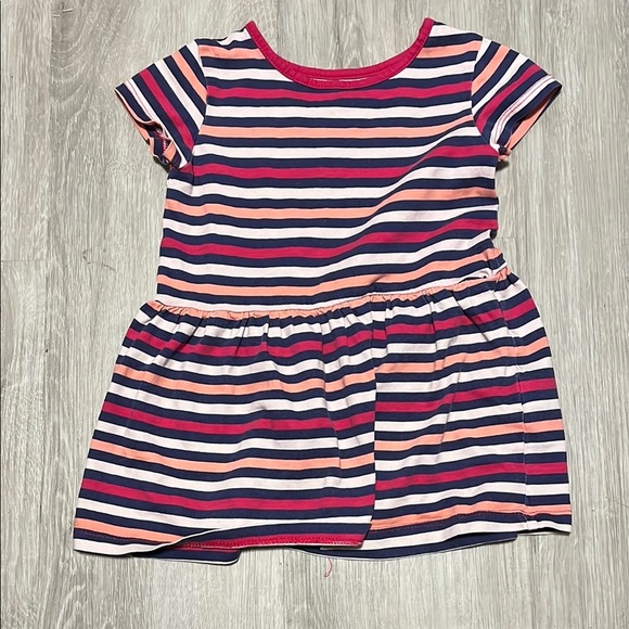 4/$20 Striped Pink and Navy Dress - Picture 1 of 1